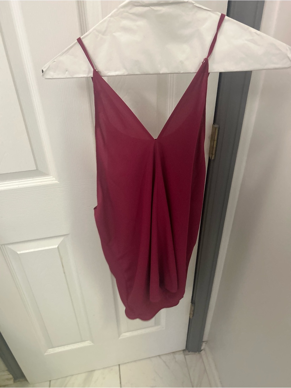 NWOT LOFT Plum-Colored Satin Cami - Picture 8 of 13